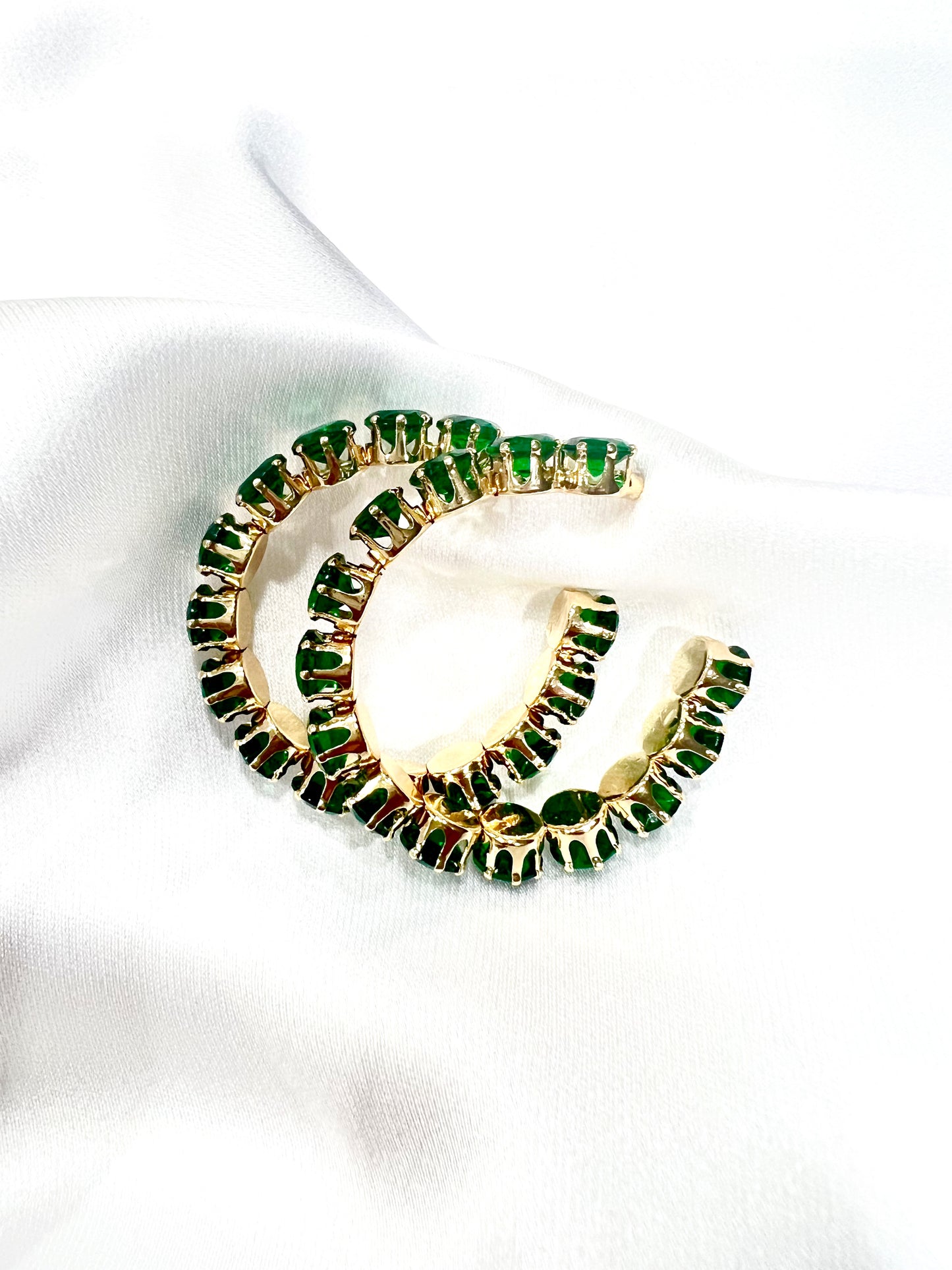 “Esmeralda” Green Gem Earrings
