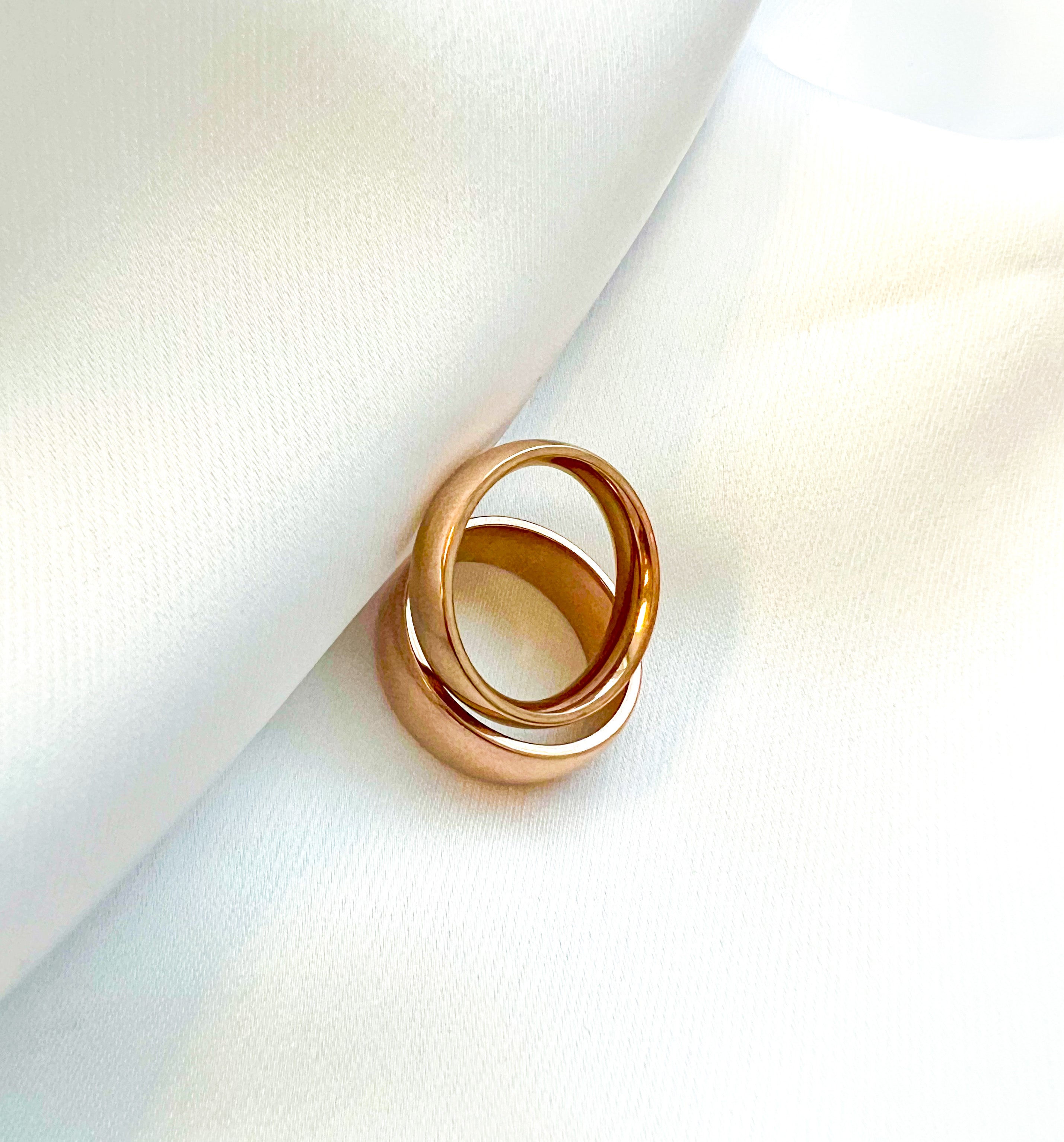 Women Retro Stainless Steel Full Bloom Rose Flower Ring Wedding Engagement  Band | eBay